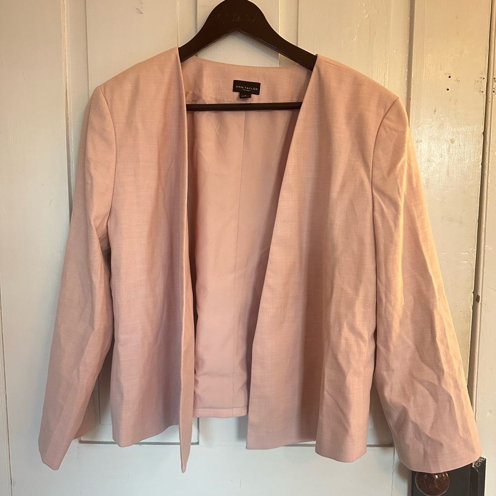 Ann Taylor Soft Pink Jacket